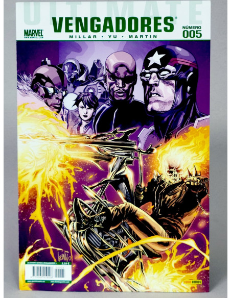 Cómic Ultimate Vengadores Panini Marvel colección vintage