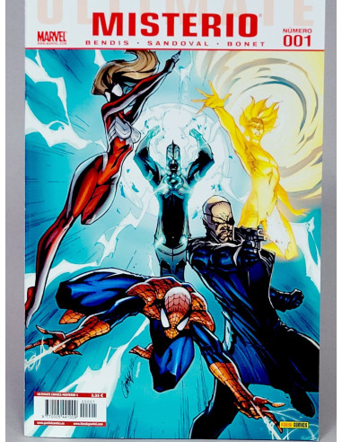 Cómic Ultimate Misterio Panini Marvel de colección antiguo