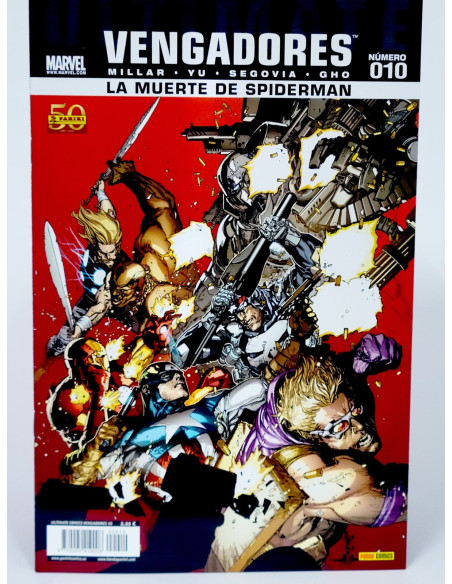 Cómic Ultimate Vengadores Spiderman Marvel Panini coleccionista