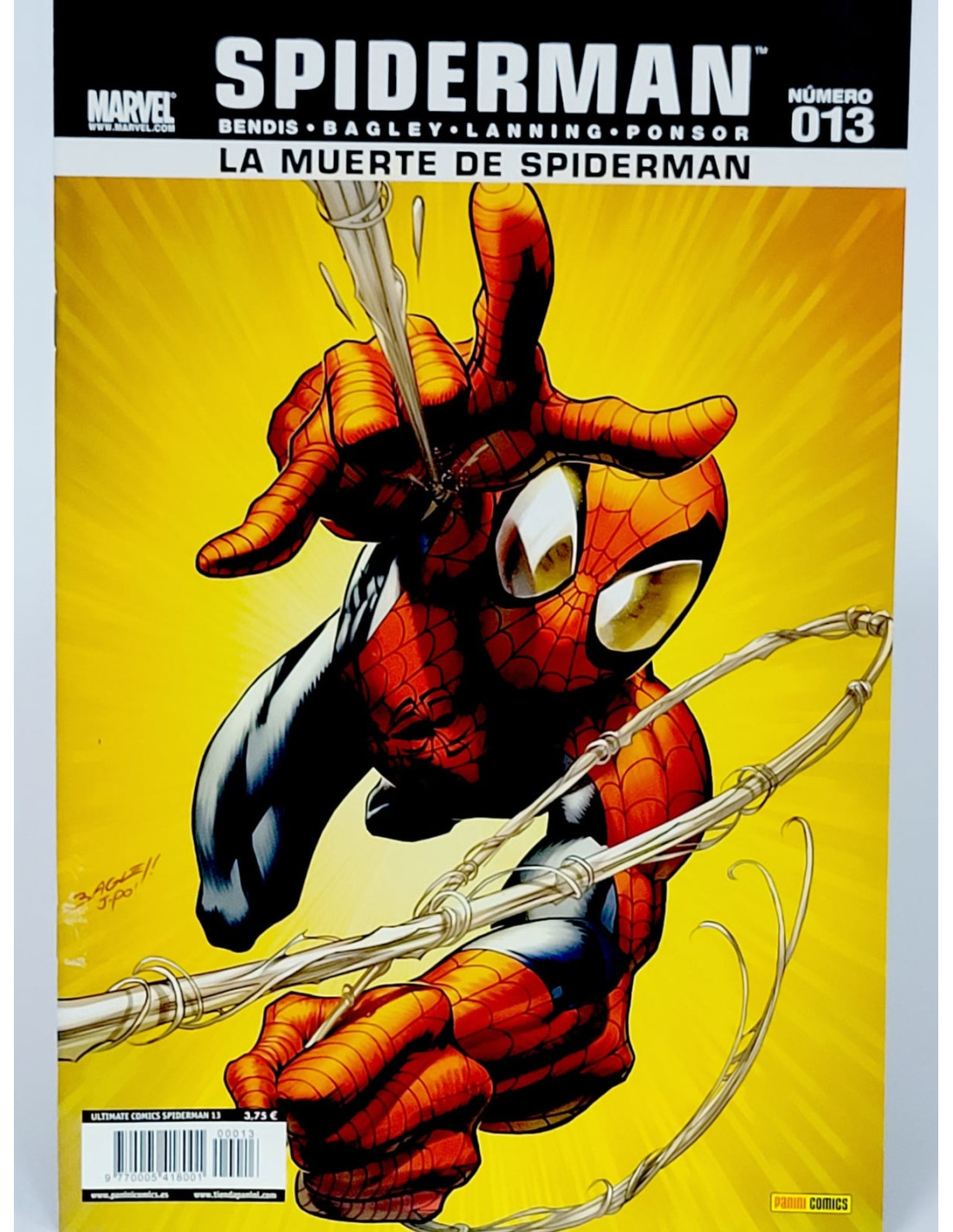Spiderman 13 La Muerte | Cómic antiguo Marvel Panini coleccionista