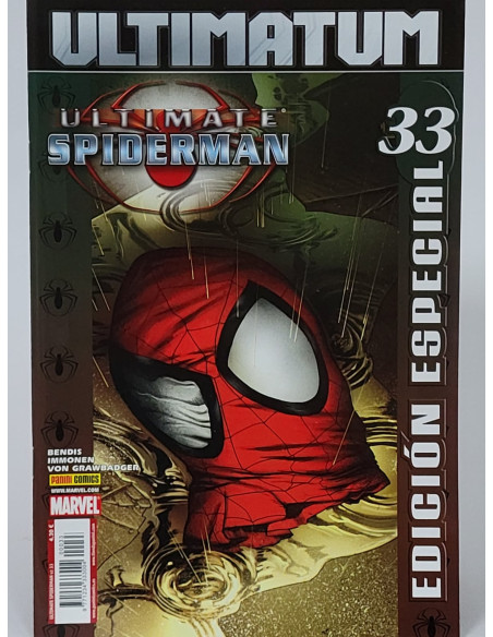 CÓMIC SPIDERMAN 33 ULTIMATUM (EDICIÓN ESPECIAL EXTRA) VOL.2 PANINI MARVEL VOLUMEN DE KIOSCO