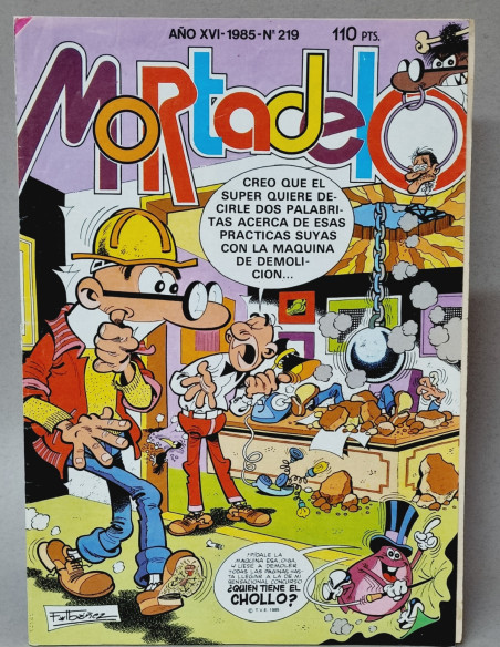 Cómic antiguo Mortadelo 219 Ibáñez 1985 Bruguera coleccionista