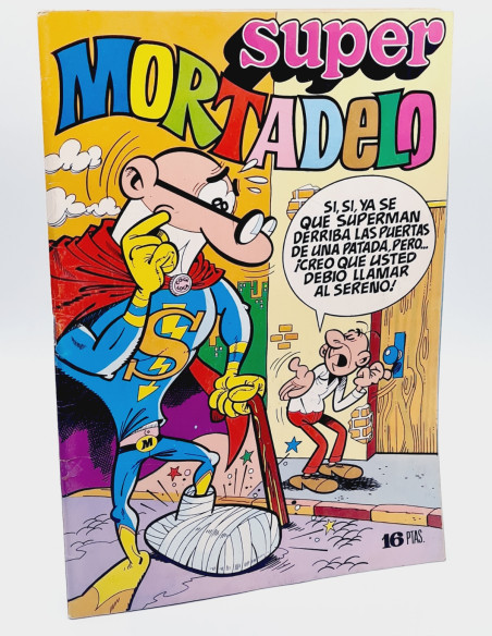 SUPER MORTADELO 4 Bruguera grapa cómic antiguo coleccionista tebeo