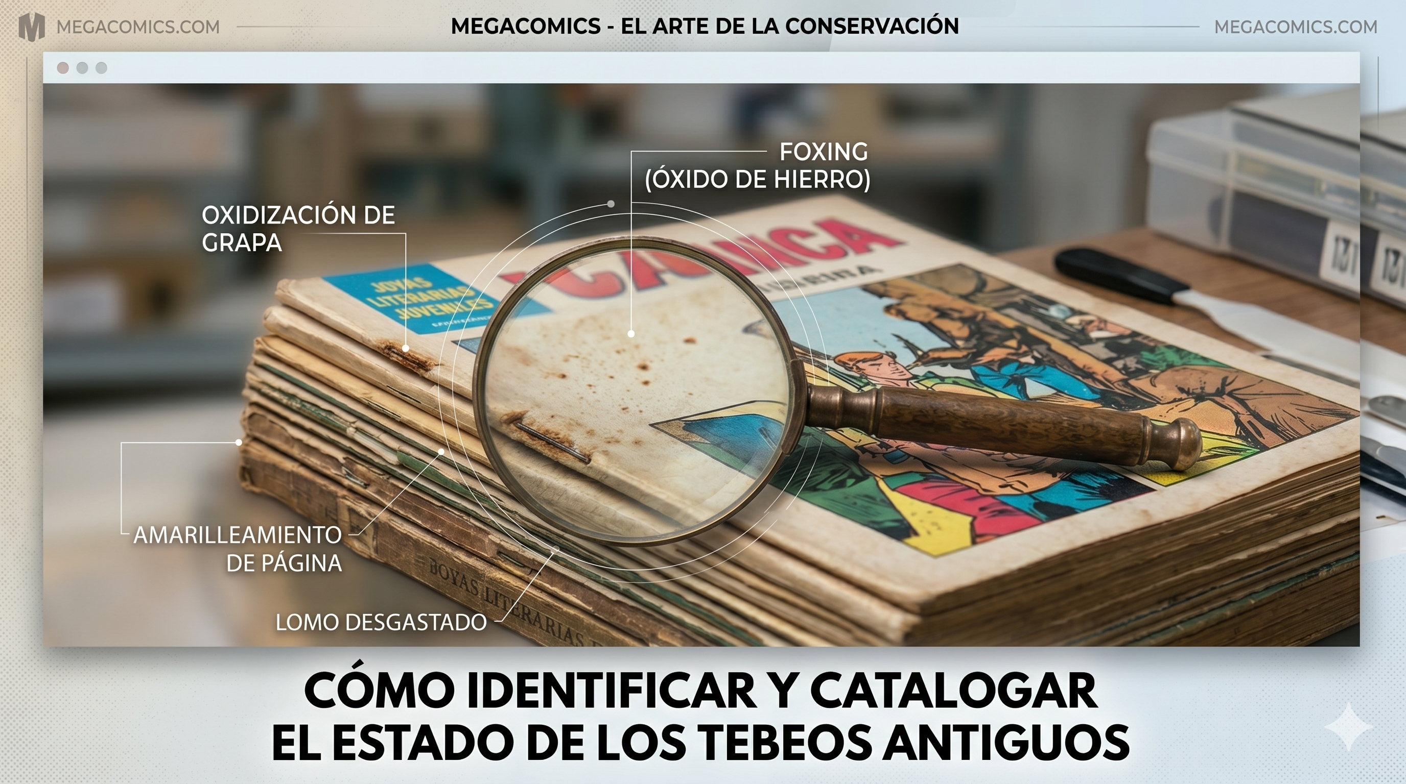 Cómo identificar y catalogar el estado de tebeos antiguos en Valencia
